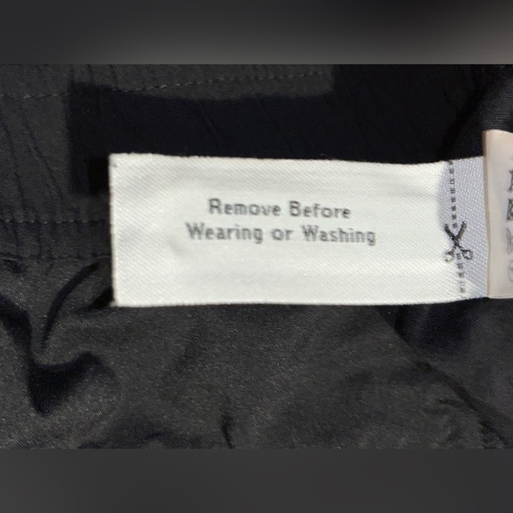 Madewell ankle crop pull on pants black size medium pockets minimalist casual - Picture 5 of 10